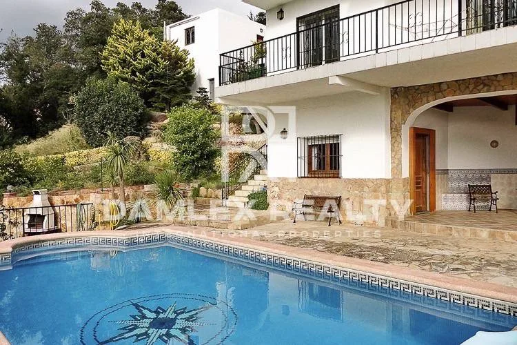 Villa in Lloret de Mar with sea and mountain views. Costa Brava