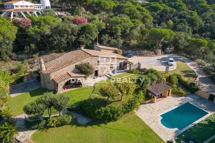 stunning historic masia with two swimming pools and guesthouse