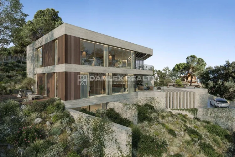 Neubau, Luxusvilla in einem Vorort von Barcelona – Premia de Dalt