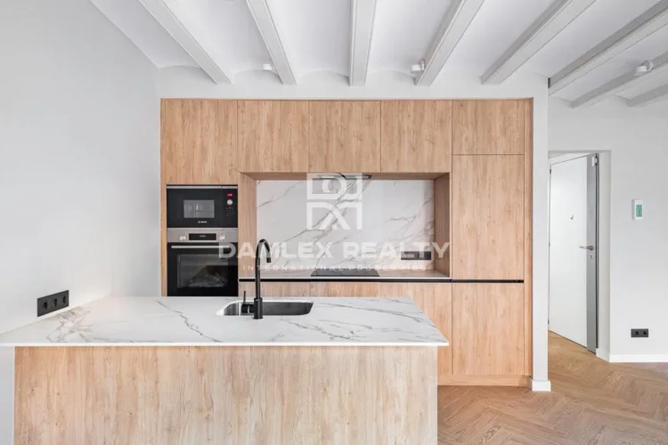 Gerenoveerd appartement in een oud gebouw