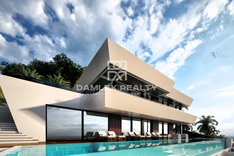 Luxe woning in aanbouw aan het strand in de exclusieve urbanisatie Punta Brava, Sant Feliu de Guixols