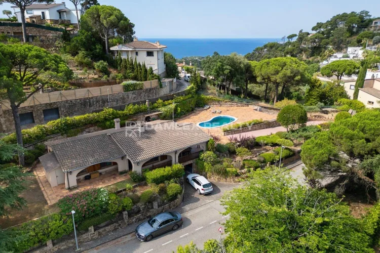 Elegant Mediterranean Villa with Sea View in La Riviera, Lloret de Mar